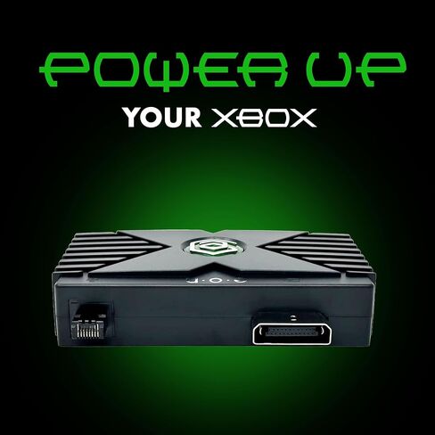 اكس بي اتش دي | محول Xbox HD HDMI الأصلي + LAN Hub - رسومات محسنة، التوصيل والتشغيل، عدم التأخير، محسن الفيديو in Kuwait