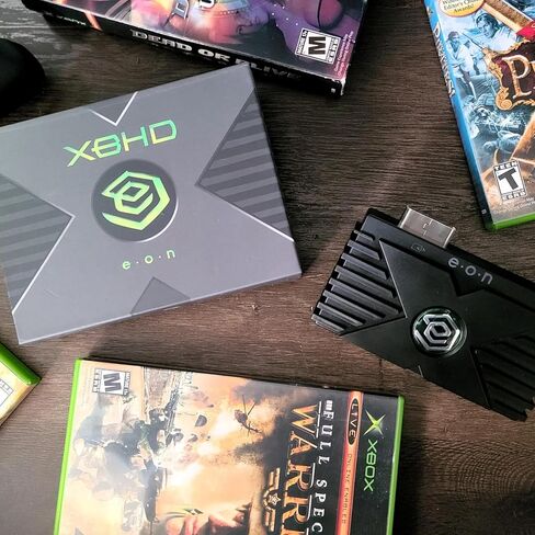 اكس بي اتش دي | محول Xbox HD HDMI الأصلي + LAN Hub - رسومات محسنة، التوصيل والتشغيل، عدم التأخير، محسن الفيديو in Kuwait