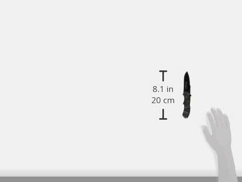 Smith & Wesson Black Ops SWBLOP3 7.7in S.S. Assisted Opening Knife with 3.4in Drop Point Blade and Aluminum Handle for Outdoor, Tactical, Survival and EDC in Saudi Arabia