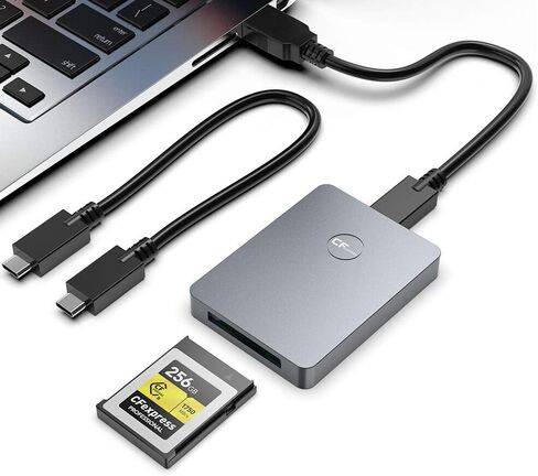 CFexpress Type A Card Reader, USB 3.2 (Gen 2) 10Gbps CFexpress Type A Card Reader for CF Express A+SD 3.0 Card Reader, USB C & USB A 2-in-1 Type A CFexpress Adapter for Professional Filmmakers in Saudi Arabia