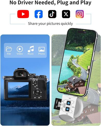 6-in-1 USB C Memory Card Reader Adapter in Kuwait