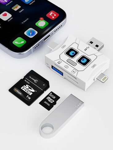 6-in-1 USB C Memory Card Reader Adapter in Kuwait