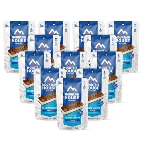 Mountain House Vanilla Ice Cream Sandwich | Freeze Dried Backpacking & Camping Food | 1 Serving in Saudi Arabia