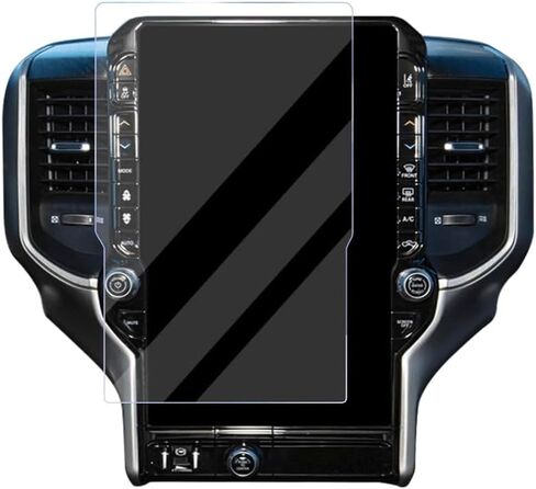 لـ 2025 2026 Dodge Ram 1500 2500 3500 واقي شاشة 14.4 بوصة متوافق مع 2026 2025 Dodge Ram 1500 Laramie/Rebel/Limited/RHO/Limited Longhorn/Tungsten Accessories، زجاج مقسى 9H (ليس لـ 12 بوصة) in Kuwait