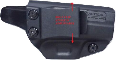 حافظة بنطال تكتيكية من نوع Scorpion Gear Polymer IWB مخفية داخل البنطلون: تناسب Smith & Wesson S&W M&P Shield .40 3.1 بوصة، 9 مم 3.1 بوصة in Kuwait