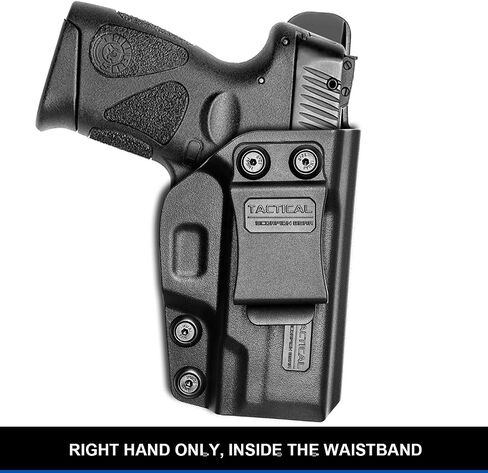 حافظة بنطال تكتيكية من نوع Scorpion Gear Polymer IWB مخفية داخل البنطلون: تناسب Smith & Wesson S&W M&P Shield .40 3.1 بوصة، 9 مم 3.1 بوصة in Kuwait