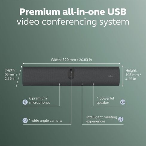 Jabra PanaCast U30 شريط فيديو USB BYOD الكل في واحد للغرف الجماعية والصغيرة in Kuwait