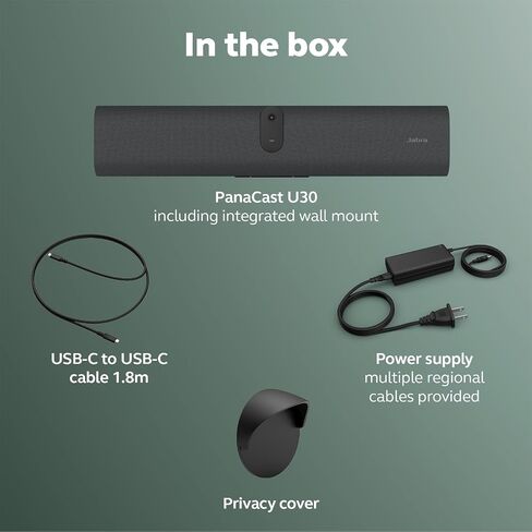 Jabra PanaCast U30 شريط فيديو USB BYOD الكل في واحد للغرف الجماعية والصغيرة in Kuwait