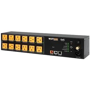 Generic WB-800-IPVM-12 800-series IP Power Conditioner; Remote Monitoring; End-User Mobile App; Professional-Grade Aluminum Build; Built-in Surge Protection and Power Conditioning; 12 Outlets in Saudi Arabia
