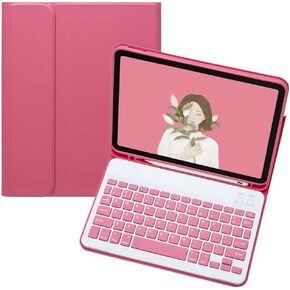 Keyboard Case for iPad Air 13 inch (M4 2026 /M3 2025 / M2 2024), iPad Pro 12.9 inch (6th/5th/4th/3rd Gen) 2022/2021/2020/2018 Case with Cute Detachable Bluetooth Color Keyboard,Yellow in Kuwait