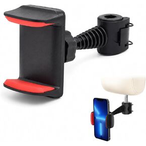 Headrest Phone Holder,Car Headrest Phone Holder,Phone Holder for Car Backseat,Phone Holder for Back Seat,Phone Swing,360° Rotation Design,Plastic Material,for iPhone 17/16/15/14/13 Series in Saudi Arabia