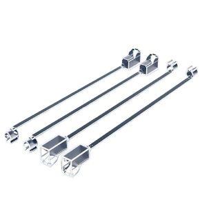 LC dust Cap Square Long Tail 100pcs for Fiber Optic Jumper Connector 1.25mm Handle Protective Cover Plug with Braid in Saudi Arabia