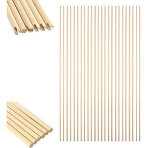 SHARROW Wooden Arrow Shafts 31 Inch 8mm, Straight Wooden Shafts for Archery, 12/24 Pack DIY Arrow Making Shafts Compatible with Recurve Bow, Longbow & Target Arrow Use in Kuwait