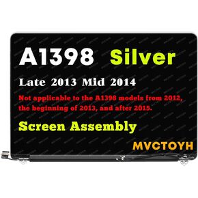 قطعة بديلة لجهاز MacBook Pro A1398 2015 LCD مجموعة شاشة فضية in Kuwait