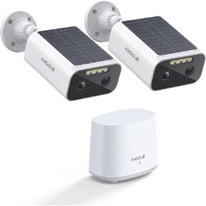 ANSQUE Solar Powered 365-Day Battery Life Security Cameras Wireless Outdoor in Kuwait
