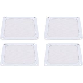 Rengue 120mm PC Fan Dust Filter الإطار المغناطيسي PVC الكمبيوتر برودة شبكة الغبار، مع فتحات دقيقة للغاية لحالة الكمبيوتر الشخصي فتحات مروحة إمدادات الطاقة (أبيض) in Saudi Arabia
