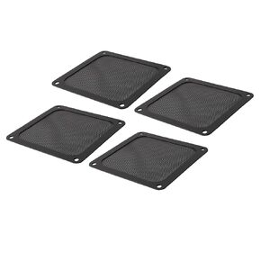GLOGLOW 120 مم PC مروحة الغبار مرشح الإطار المغناطيسي PVC الكمبيوتر مروحة تبريد شبكة شواء مع 105 مم تصاعد ثقب تباعد لجهاز الكمبيوتر فتحات إمدادات الطاقة (أسود) in Saudi Arabia