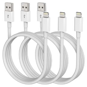 iPhone Charger MFi Certified Lightning Cable for iPhone 5-14 (6ft, 3 Pack) in Kuwait