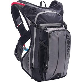 USWE Airborne Limited Race Edition with Water Bladder Included, Hydration Backpack for Men and Women, Ideal for MTB, Cycling, Mountain Biking (9L, Black Grey) in Kuwait