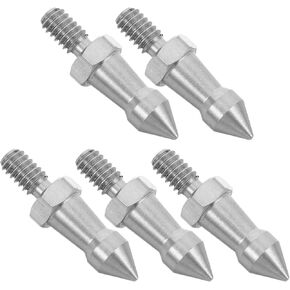 VALICLUD Camera Tripod Foot Spikes with Anti-Slip Grooves 5pcs / 4 Inch Stainless Steel Universal Compatibility Tripod Leg Tips Spikes and Stable Support for Outdoor Photography in Kuwait