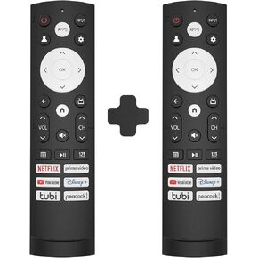 2 Pack Replacement Remote Control for Hisense Smart Google TV, Compatible with Hisense UHD 4K ULED Google TVs in Saudi Arabia
