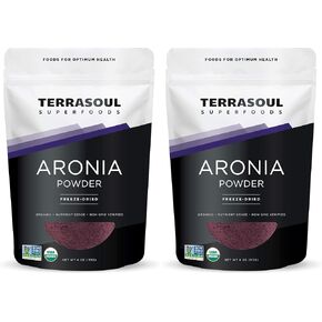 Terrasoul Superfoods Organic Aronia Powder, 4 Oz - Freeze-Dried, Antioxidants in Saudi Arabia