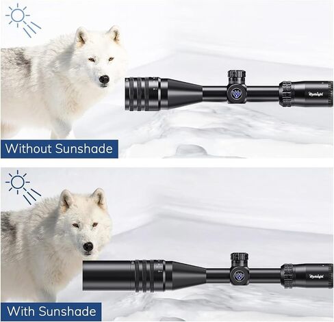 Long Range Rifle Scope,4-16X/6-24X Rifle Scope,SFP Crosshairs Reticle Scopes,with 11mm&20mm Mount &Sunshade in Kuwait