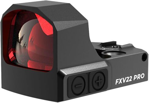 جهاز تصويب النقطة الحمراء الدقيقة متعدد الشبيكات FXV22 PRO لمسدسات البصمة ذات الدرع RMSc - بصريات منعكسة دائرية ذات 2MOA Dot و32MOA مع وضع الاهتزاز والقفل in Kuwait