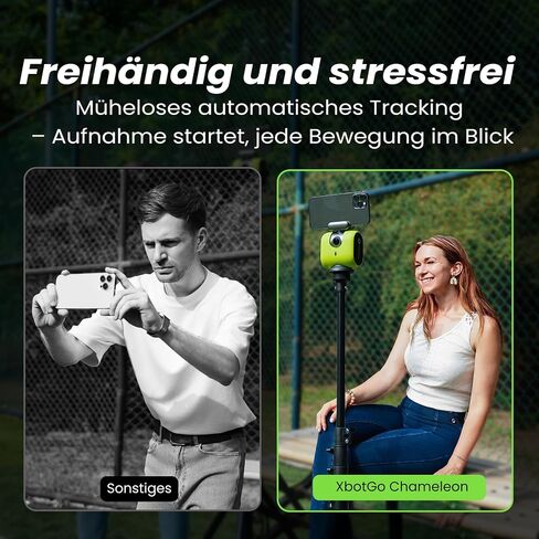 XbotGo Chameleon Flex Bundle, AI Sports Camera System with Compact Tripod in Kuwait
