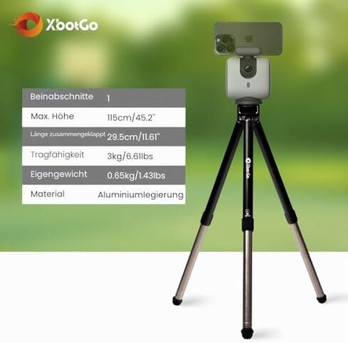 XbotGo Chameleon Flex Bundle, AI Sports Camera System with Compact Tripod in Kuwait