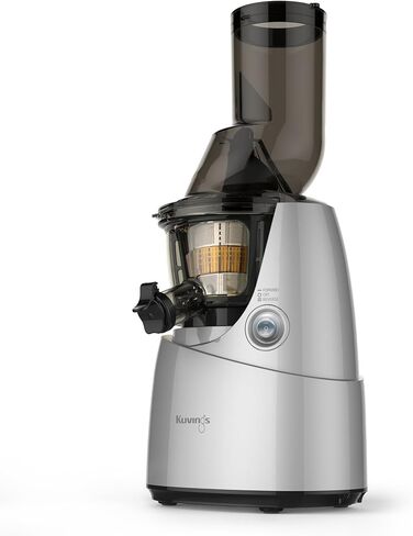 Kuvings Whole Slow Juicer B6000S - Higher Nutrients and Vitamins, BPA-Free Components, Easy to Clean, Ultra Efficient 240W, 60RPMs, Includes Blank Strainer-Silver 17.5" X 10.06" X 14" in Kuwait