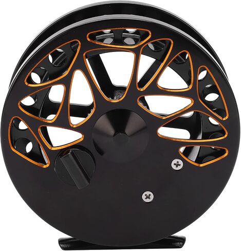 Fly Fishing Reel Lightweight Aluminum Alloy 110mm Spool Diameter Drag System Saltwater Dual Handed Design for Right Left Handed Anglers in Saudi Arabia