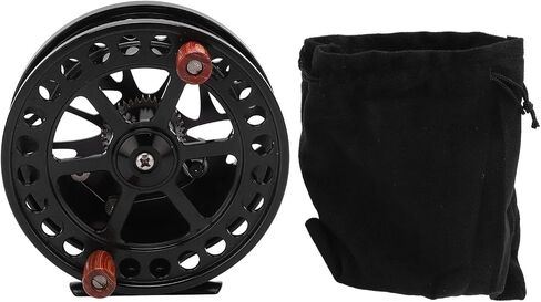 Fly Fishing Reel Lightweight Aluminum Alloy 110mm Spool Diameter Drag System Saltwater Dual Handed Design for Right Left Handed Anglers in Saudi Arabia