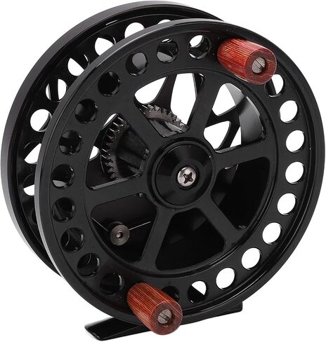 Fly Fishing Reel Lightweight Aluminum Alloy 110mm Spool Diameter Drag System Saltwater Dual Handed Design for Right Left Handed Anglers in Saudi Arabia