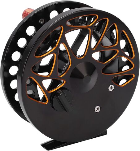 Fly Fishing Reel Lightweight Aluminum Alloy 110mm Spool Diameter Drag System Saltwater Dual Handed Design for Right Left Handed Anglers in Saudi Arabia