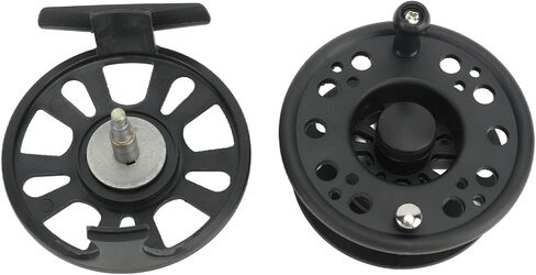 Focket Fly Fishing Reel, 7/8 Lightweight Plastic with Easy Installation Disassembly Integrated Fly Reel Long Casting for Streams Rivers Lakes in Saudi Arabia