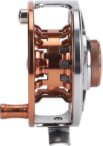 Fly Reels Lightweight Double Color 5 6 Fly Fishing Reels CNC Aluminum Center Brake Instant Braking System Outdoor River Lake Stream Anglers in Saudi Arabia