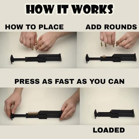 RAEIND Magazine Speed Loader for FN Five-Seven Handgun, Original-Pack of 2 Loaders | Light Weight and Easy to Use in Saudi Arabia