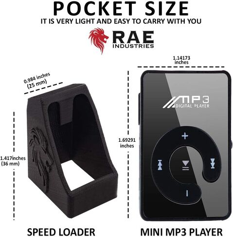 RAEIND Magazine Speedloaders for Taurus PT24/7 Pro .45 ACP Double Stack Magloader 45 Cal - Black in Saudi Arabia