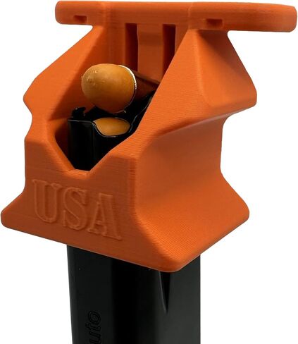 Magazine Speed Loader for Smith & Wesson Bodyguard 2.0 (NOT Single Stack) | Large Top Handle and Rounded Side Flanges for Comfort | Ergonomic, Easy, and Pain Free | Made in USA in Saudi Arabia