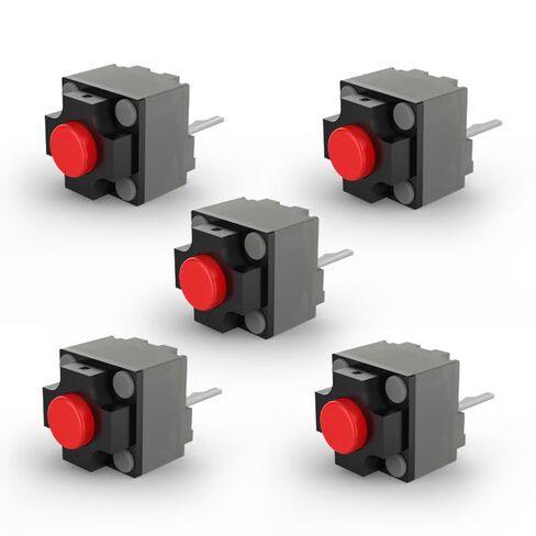 Kailh Mute Button 6x6x7.3mm Square Switch, Silent Mouse Micro Switch 10 Million Clicks Industrial (3) in Kuwait