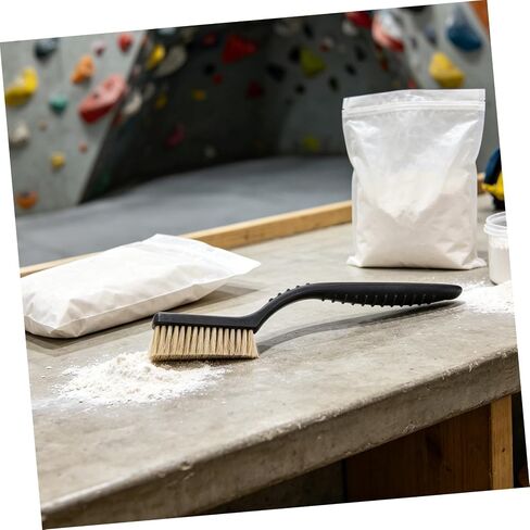 ibasenice 2pcs Rock Climbing Chalk Brush with Nonslip Handle and Ergonomic Design, Portable Plastic Brush with Sturdy Bristles for Efficient Cleaning of Chalk Bag Edges and Fingers, for Gym in Saudi Arabia