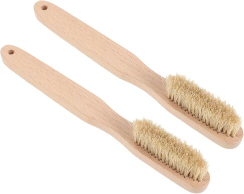 Mobestech 2pcs Bouldering Climbing Brush Ergonomic Wooden Handle Sturdy Bristles for Cleaning Climbing Holds for Mountaineering Gear Long Handle Design for Hard to Reach Corners in Saudi Arabia