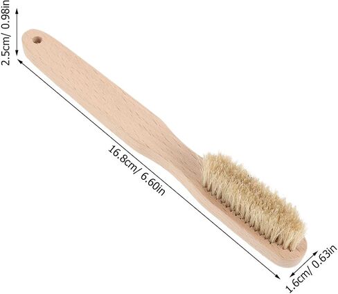 PRETYZOOM 2pcs Climbing Chalk Brush with Long Handle and Wood Bristles for Mountaineering Gear and Gym Climbing, Efficiently Removes Chalk, Dirt, and Grime, Portable and Lightweight in Saudi Arabia