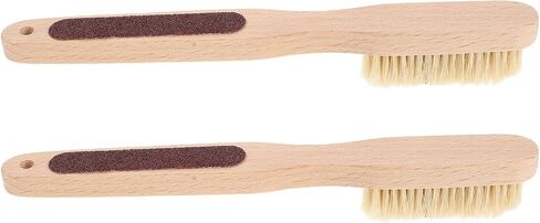 Bouldering Chalk Brush Efficiently Removes Chalk and Dirt 2pcs with Long Handle Wood and Bristles Construction, Lightweight and Portable for Indoor and Outdoor Rock Climbing in Saudi Arabia