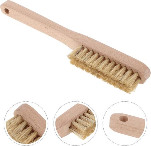 Portable Bristles Handle for Cleaning Efficiency and Deep Boar Ergonomic Grip Brush with Long Wooden Climbing Rock Climbing Holds and Bouldering Equipment Use in Saudi Arabia