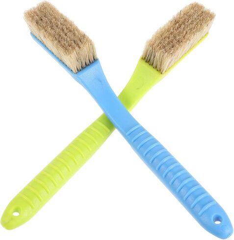 Bouldering Climbing Brush and Sturdy Bristle 2pcs Ergonomic with Curved Plastic Handle for Efficient Chalk Removal, Rock Cleaning Tool for Indoor and Outdoor Climbing in Saudi Arabia