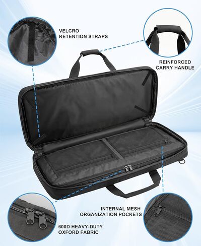 36" Moisture-Proof Double Soft Rifle Case Backpack with 2 Large Vacuum Bags in Saudi Arabia