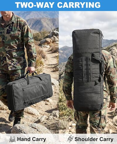 36" Moisture-Proof Double Soft Rifle Case Backpack with 2 Large Vacuum Bags in Saudi Arabia