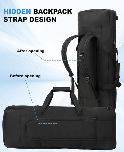 36" Moisture-Proof Double Soft Rifle Case Backpack with 2 Large Vacuum Bags in Saudi Arabia